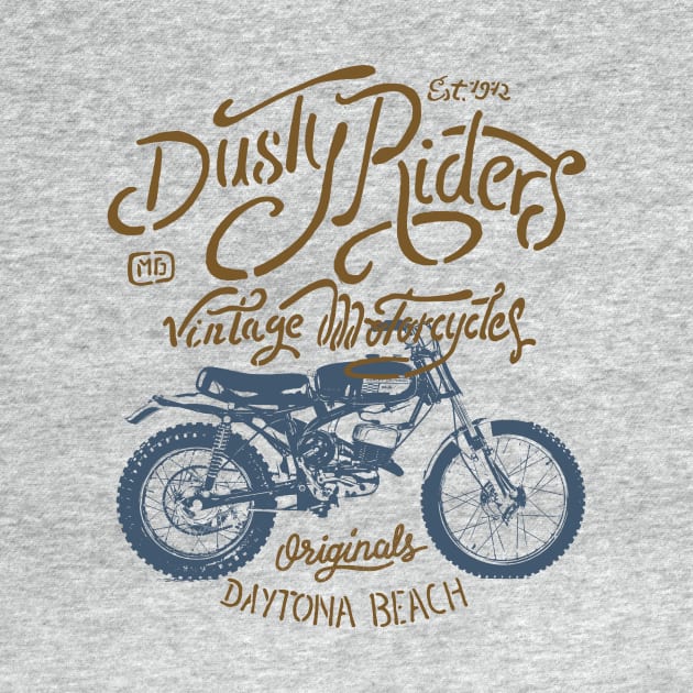 DUSTY RIDERS, VINTAGE MOTORCYCLES by KUMAWAY